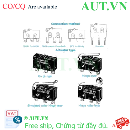 Ảnh của Công tắc hành trình Limit Switch Omron D2SW-3D