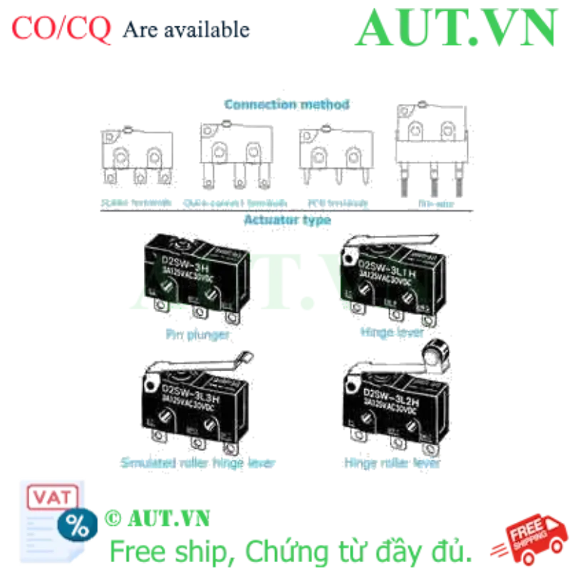 Ảnh của Công tắc hành trình Limit Switch Omron D2SW-3D