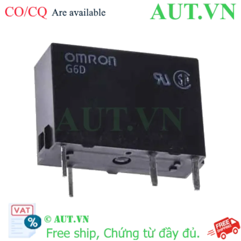 Ảnh của Rơ le trung gian Omron G6D-1A-ASI-AP DC24 | 1NO - 5A - Tiếp điểm mạ vàng