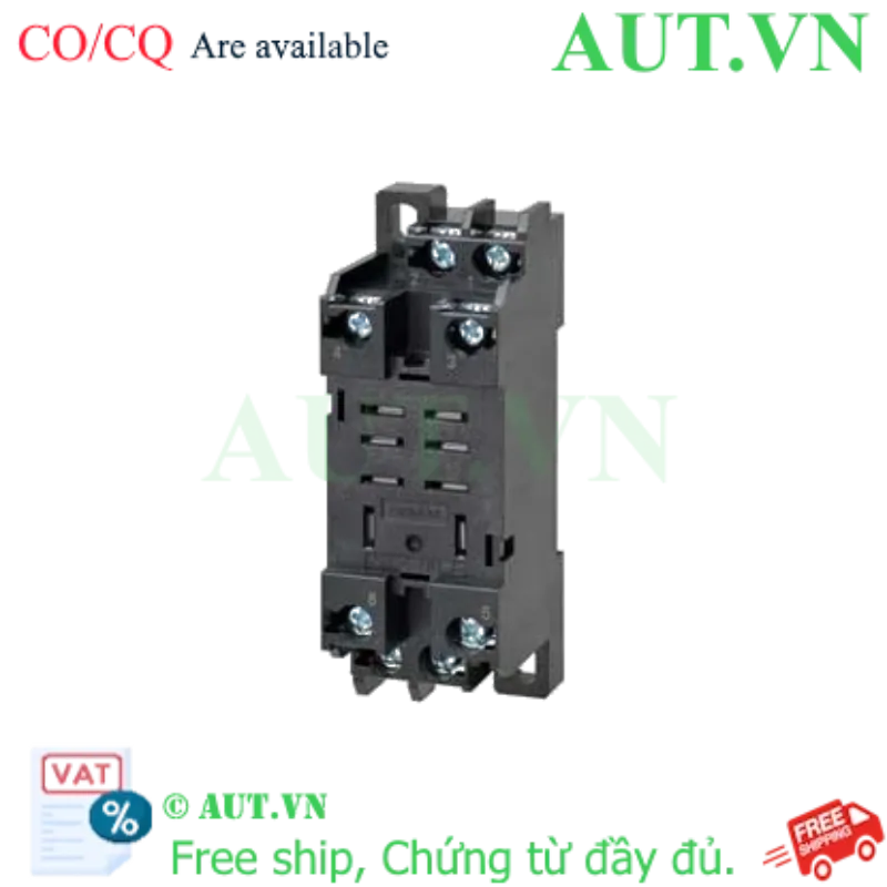 Ảnh của Đế Rơ Le Omron PTFZ-08-E 8 Chân Dẹt 15A | Lắp Ray DIN | Chính Hãng AUT VN