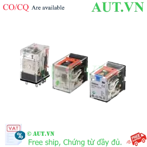 Ảnh của Rơ le trung gian Omron MY4N-GS-R DC24 | 4PDT, 14 Chân, Tiếp Điểm Bạc Chống Nhiễu
