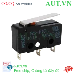 Ảnh của Công tắc hành trình Omron SS-10GL | 10A 250VAC, Cần gạt Hinge Lever, SPDT - AUT VN
