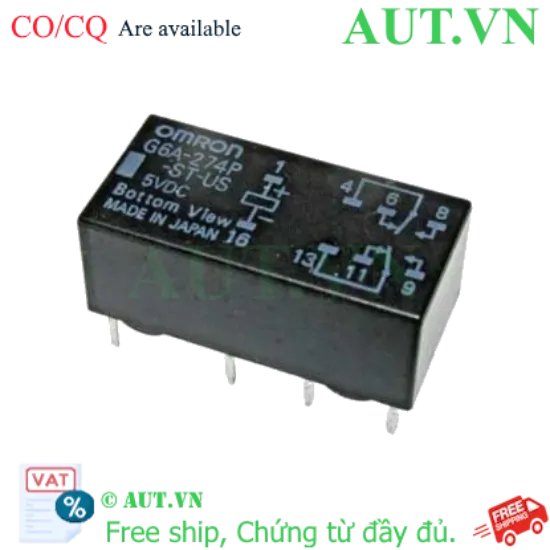 Ảnh của Rơ le trung gian Omron G6A-274P-ST-US DC5