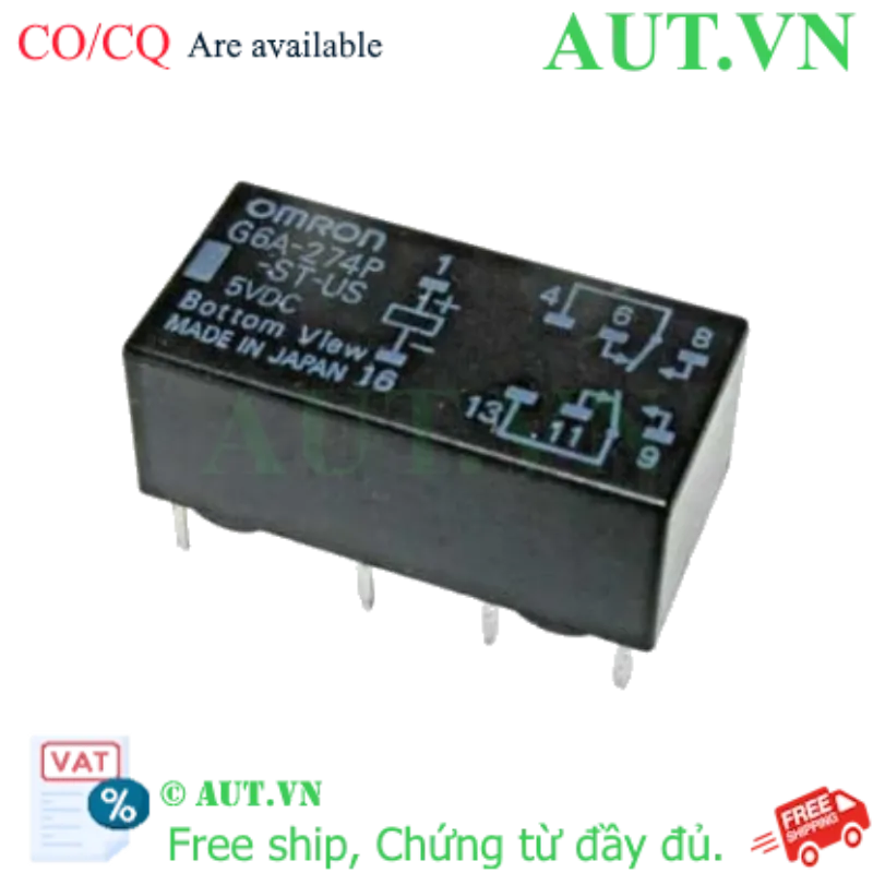 Ảnh của Rơ le trung gian Omron G6A-274P-ST-US DC5
