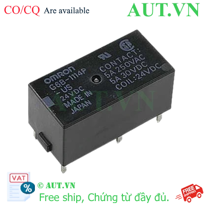 Ảnh của Rơ le trung gian Omron G6B-1114P-US DC24