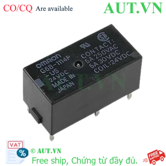 Ảnh của Rơ le trung gian Omron G6B-1114P-US DC24