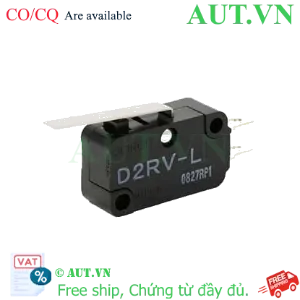 Ảnh của Công tắc hành trình Omron D2RV-L | Cần gạt Hinge Lever, Siêu nhạy, 1NO | AUT VN