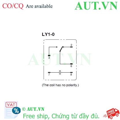 Ảnh của Rơ le trung gian Omron LY1-0 DC24