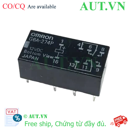 Ảnh của Rơ le trung gian Omron G6A-274P DC12