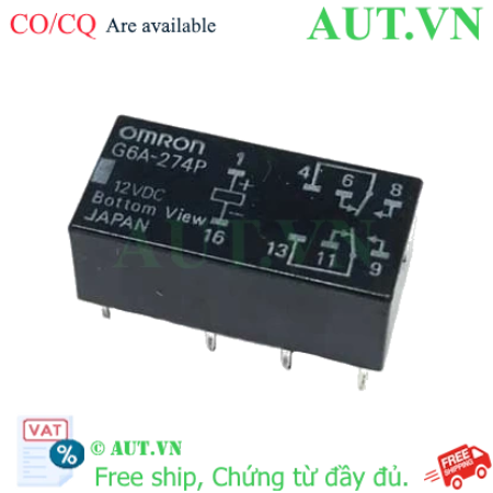Ảnh của Rơ le trung gian Omron G6A-274P DC12
