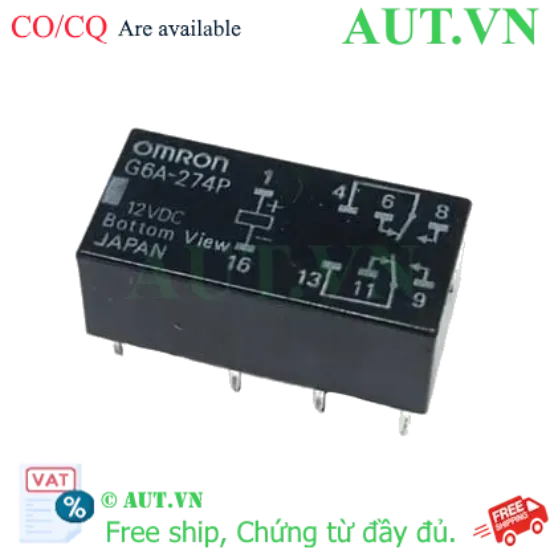 Ảnh của Rơ le trung gian Omron G6A-274P DC12