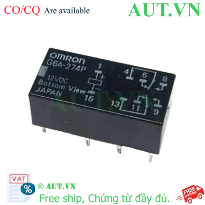 Ảnh của Rơ le trung gian Omron G6A-274P DC12