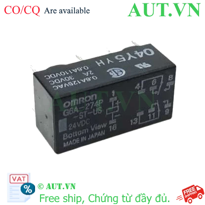 Ảnh của Rơ le trung gian Omron G6A-274P-ST-US DC24