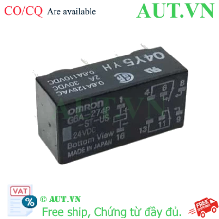 Ảnh của Rơ le trung gian Omron G6A-274P-ST-US DC24