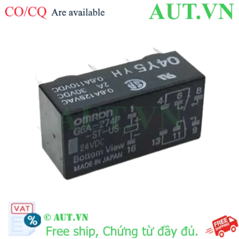 Ảnh của Rơ le trung gian Omron G6A-274P-ST-US DC24