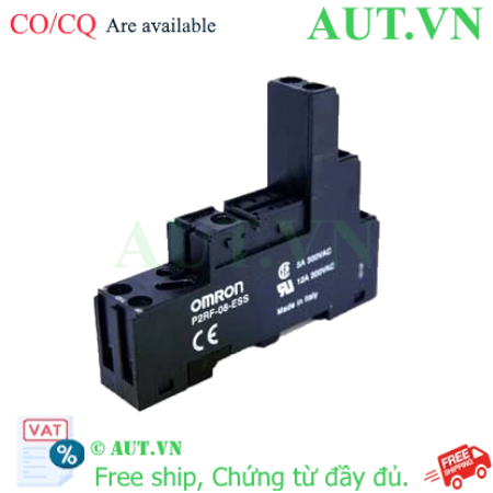 Ảnh của Đế Rơ Le Omron P2RF-08-ESS 8 Chân Dẹt, Gắn Ray DIN/Bắt Vít