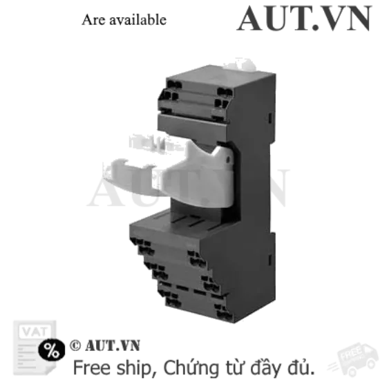 Ảnh của Đế Rơ Le Omron PYF-08-PU 8 Chân: Công Nghệ Push-In, 10A, Lắp Ray DIN Chính Hãng