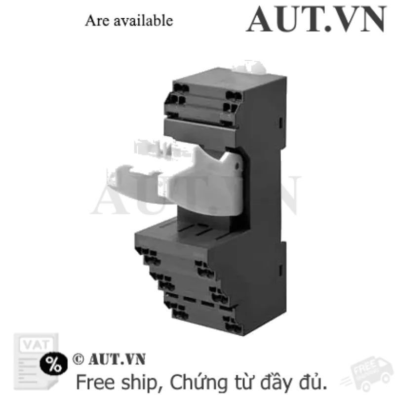 Ảnh của Đế Rơ Le Omron PYF-08-PU 8 Chân - Công Nghệ Push-In, 10A, Lắp Ray DIN