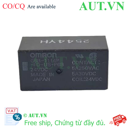 Ảnh của Rơ le trung gian Omron G6B-1114P-FD-US-P6B DC24
