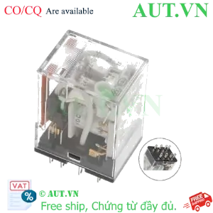 Ảnh của Rơ le trung gian Omron MY2N-D2-GS-R DC24 - 8 Chân DPDT, Có LED & Diode Bảo Vệ PLC