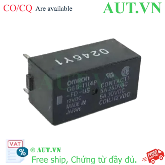 Ảnh của Rơ le trung gian Omron G6B-1114P-FD-US DC12