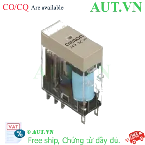 Ảnh của Rơ le trung gian Omron G2R-2-S DC24V - 8 Chân Dẹt, DPDT 5A, Có Đèn LED | AUT VN