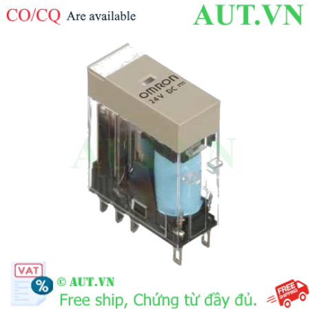 Ảnh của Rơ le trung gian Omron G2R-2-S DC24V 8 chân dẹt - Chính hãng, Bền bỉ, Độ nhạy cao