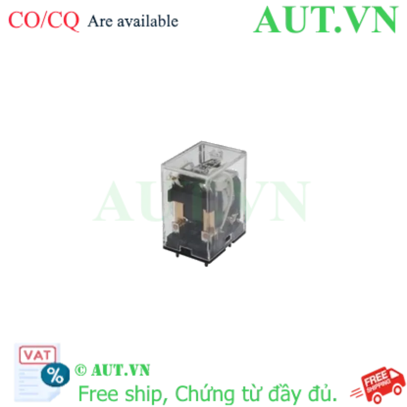 Ảnh của Rơ Le Trung Gian Omron MY2-02 AC24 | 8 Chân Dẹt PCB | 24VAC | DPDT Chính Hãng