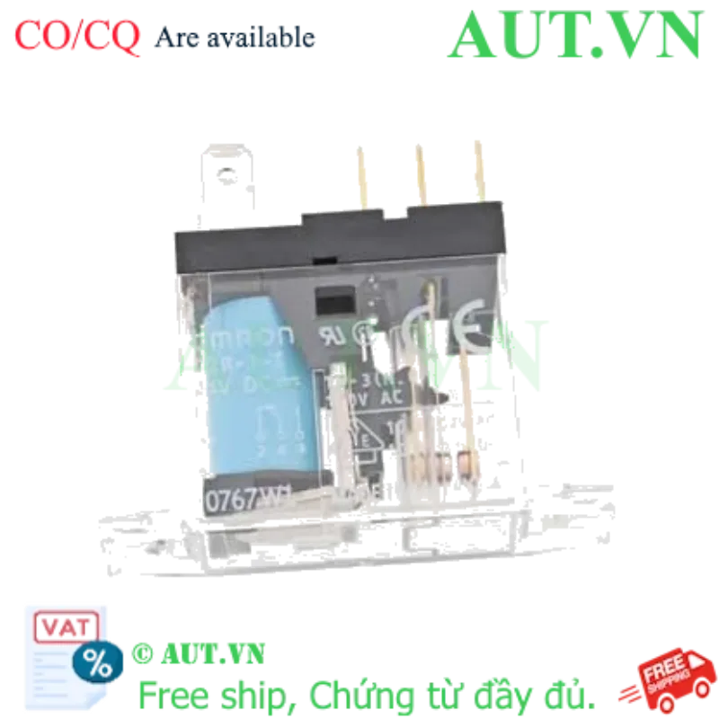 Ảnh của Rơ Le Trung Gian Omron G2R-1-T DC24V - 10A, 5 Chân Dẹt, Bền Bỉ | AUT VN
