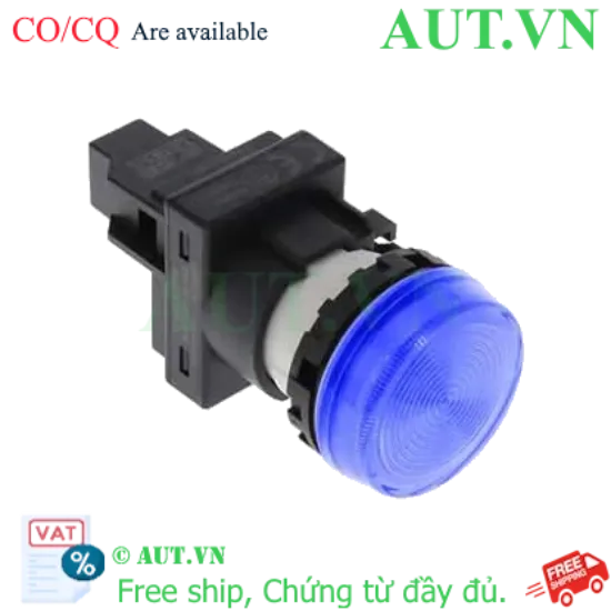 Ảnh của Đèn Báo Omron M22N-BN-TAA-AA LED Xanh 6VAC/VDC - Phi 22mm, Chống Nước IP66, Chính Hãng