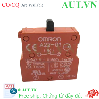 Ảnh của Công tắc nút nhấn Omron A22-01