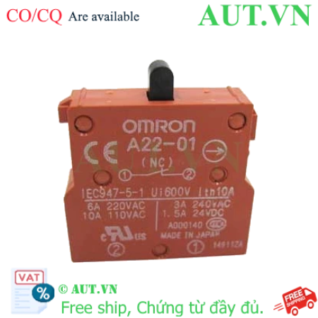 Ảnh của Khối tiếp điểm Omron A22-01 1NC - Bền bỉ, An toàn, Chính hãng