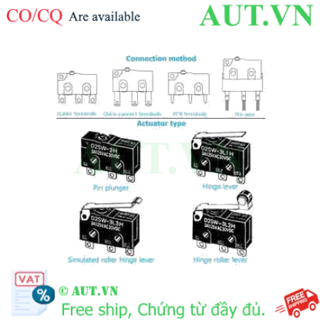 Ảnh của Công tắc hành trình Limit Switch Omron D2SW-01L2-3M