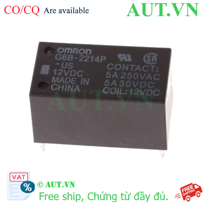 Ảnh của Rơ le trung gian Omron G6B-2214P-US DC12