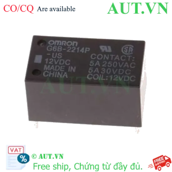 Ảnh của Rơ le trung gian Omron G6B-2214P-US DC12