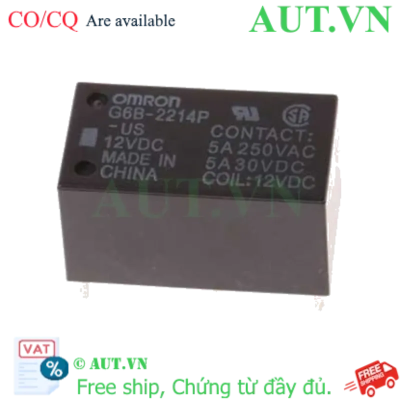 Ảnh của Rơ le trung gian Omron G6B-2214P-US DC12