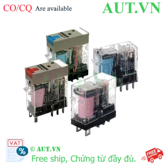 Ảnh của Rơ le trung gian Omron G2R-2-S DC12(S) - 8 Chân Dẹt, DPDT, 12VDC Chính Hãng