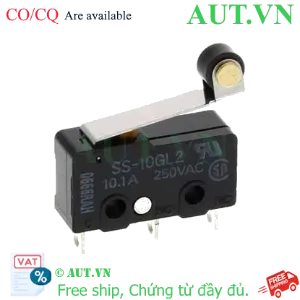 Ảnh của Công tắc hành trình Omron SS-10GL2 | Cần gạt con lăn, 10A, Siêu nhạy | AUT VN