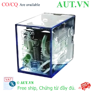 Ảnh của Rơ le trung gian Omron LY2N-J DC24V 10A - 8 Chân, Có LED, Chính hãng AUT VN