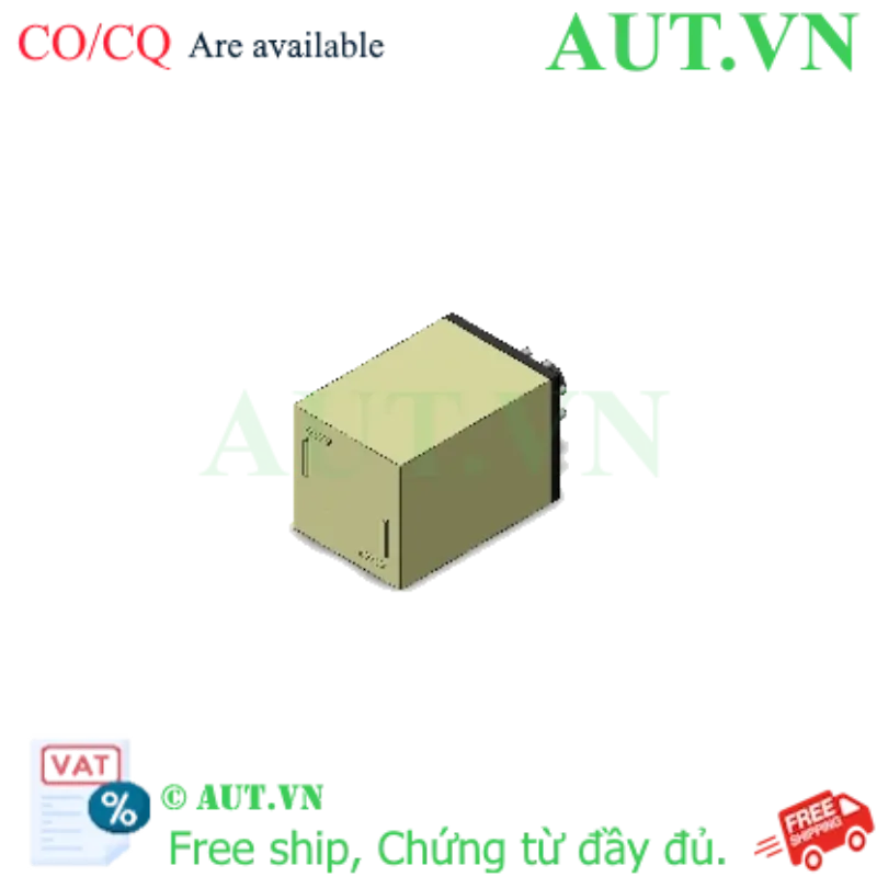 Ảnh của Rơ le trung gian Omron MKS2P-2 DC24 - 8 Chân, DPDT, 24VDC | AUT VN