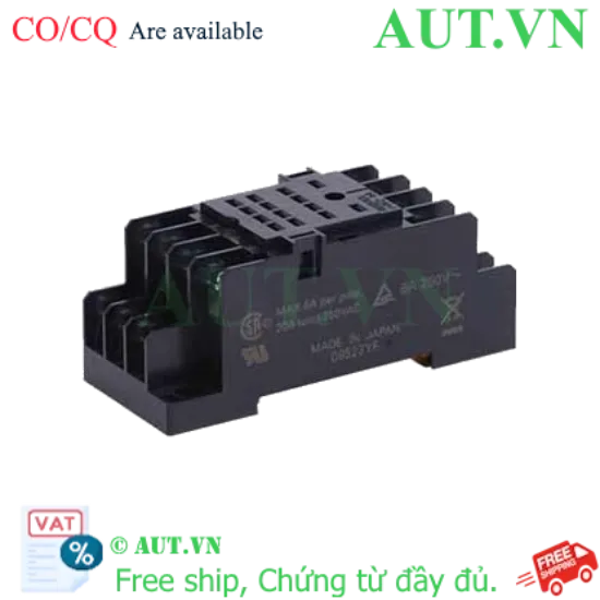 Ảnh của Đế Rơ Le Omron PYFZ-14 (14 Chân) - Gắn Thanh Ray DIN, Chống Cháy, Chính Hãng AUT VN