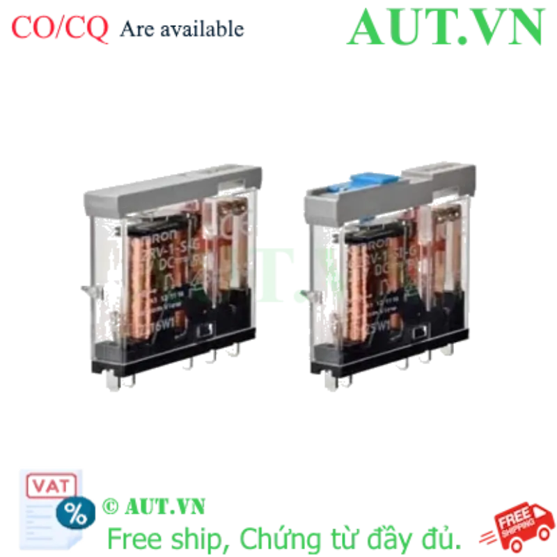 Ảnh của Rơ le trung gian Omron G2RV-1-S-G DC48 - Thiết kế Slim siêu mỏng, Cuộn dây 48VDC, Tiếp điểm 6A