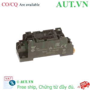 Ảnh của Đế Rơ Le Omron PYFZ-08-TU Chính Hãng | 8 Chân Dẹt, 10A, Lắp Ray DIN