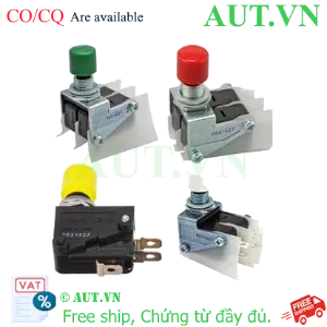 Ảnh của Công tắc nút nhấn Omron VAQR-4A - Nhấn giữ, 1NO+1NC, Màu Xanh