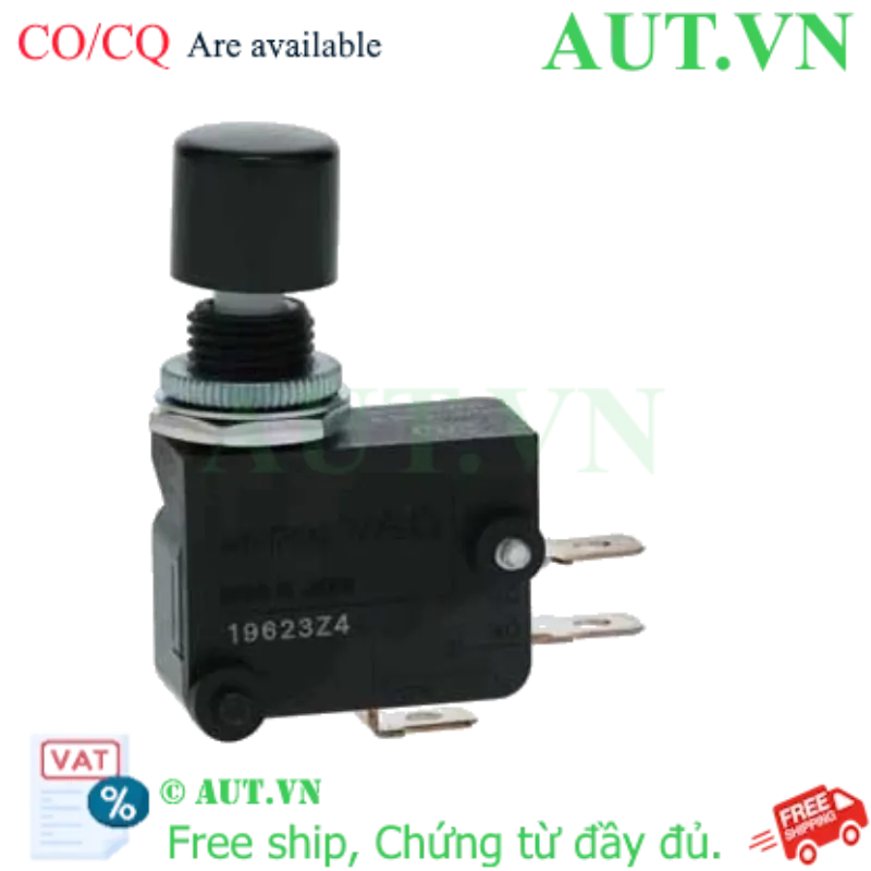 Ảnh của Công tắc nút nhấn Omron VAQ-4B-K | 1NO+1NC, Nhấn Nhả, D10 - Hàng Chính Hãng