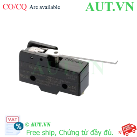 Ảnh của Công tắc hành trình Omron Z-15GW-B - Cần gạt Hinge Lever, 15A SPDT, Chính hãng