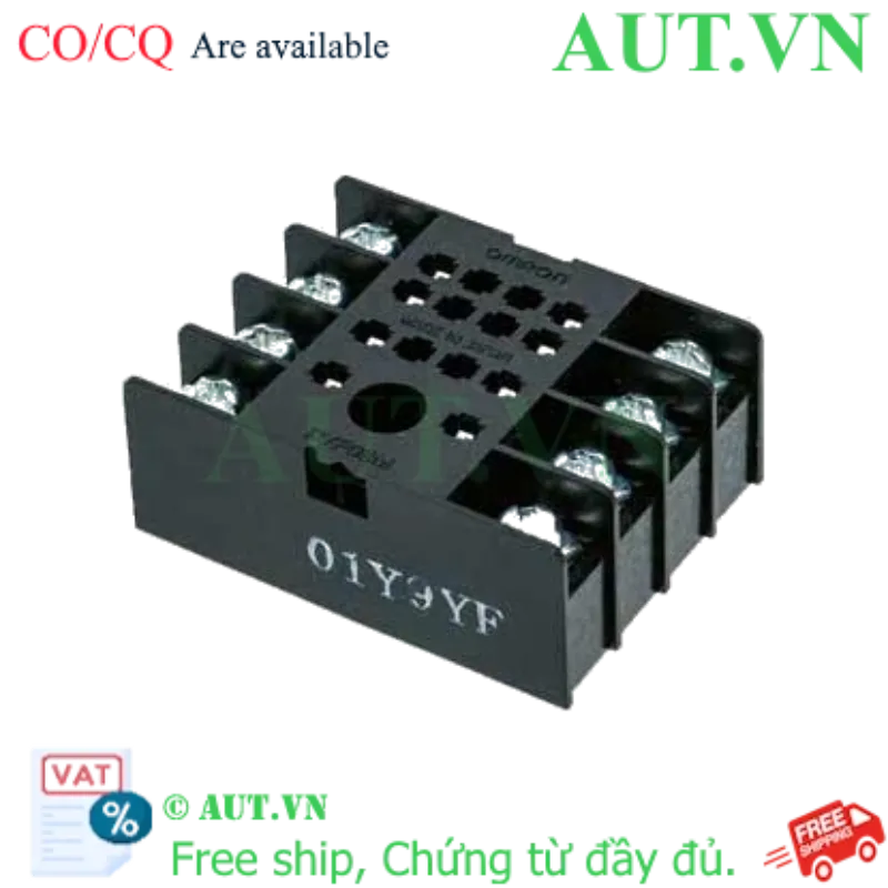 Ảnh của Đế Rơ Le Omron PYF08M 8 Chân - Chịu Tải 7A, Lắp Bắt Vít, Chính Hãng AUT VN