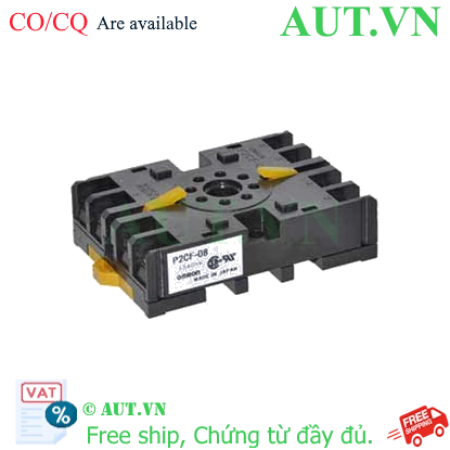 Ảnh của Đế rơ le Omron P2CF-08 - Socket 8 chân, 5A, Lắp thanh ray DIN (AUT VN)
