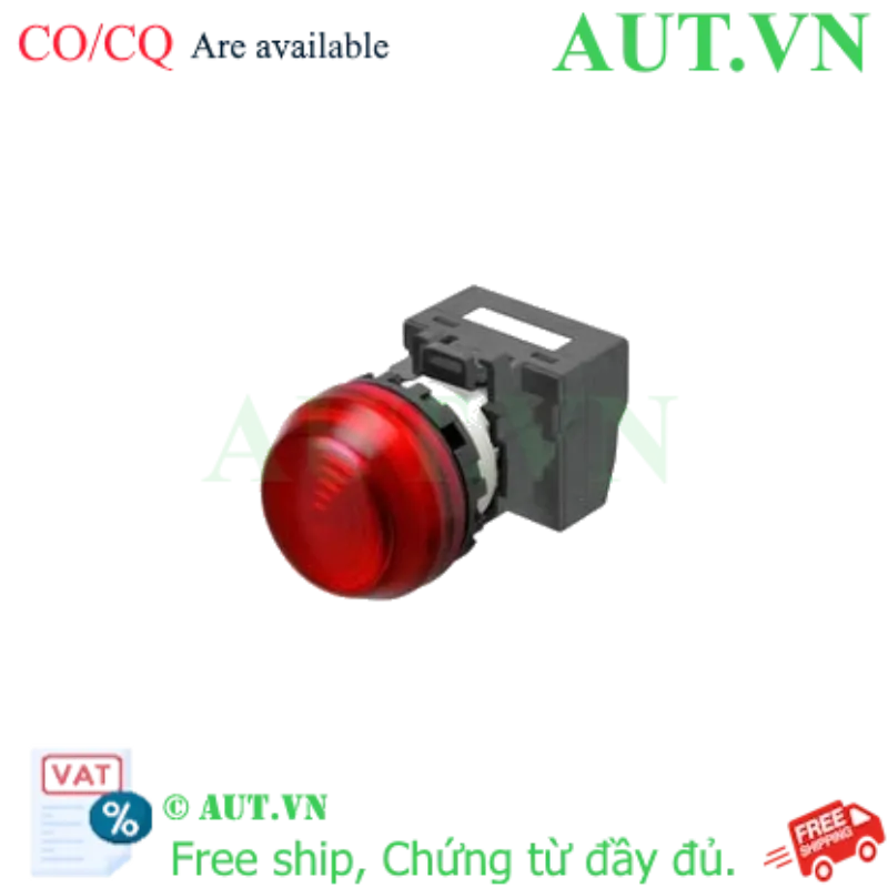 Ảnh của Công tắc nút nhấn Omron M22N-BG-TRA-RD-P