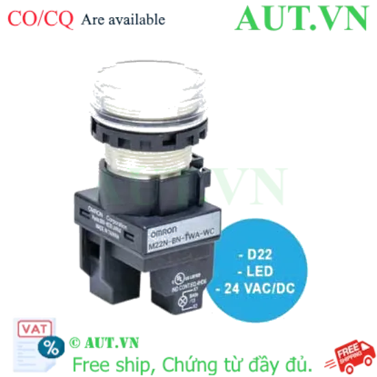 Ảnh của Công tắc nút nhấn Omron M22N-BN-TWA-WC